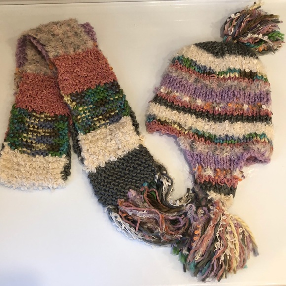 children's hat scarf combo